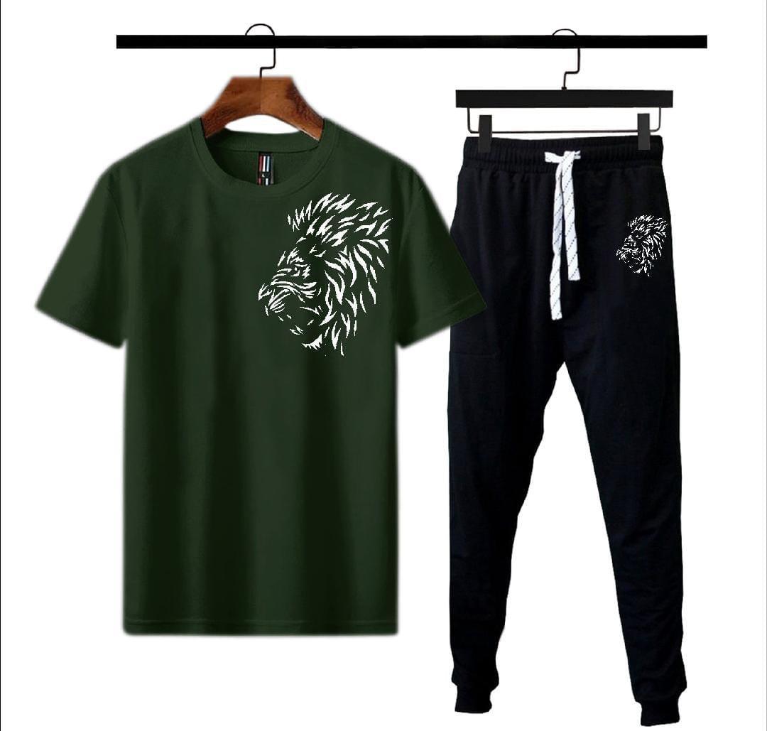 Mens Printed Tracksuit(Lion)