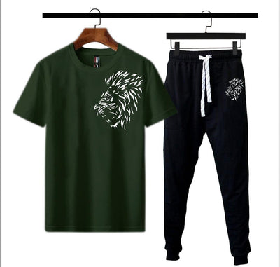 Mens Printed Tracksuit(Lion)