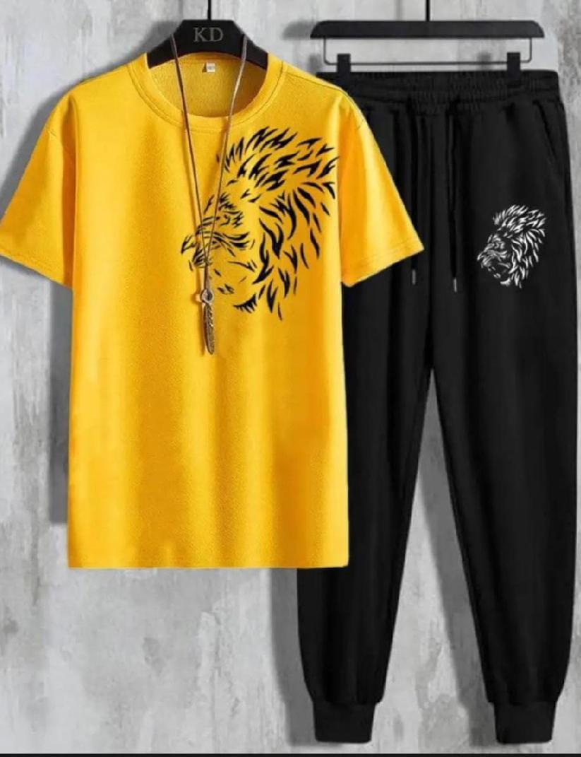 Mens Printed Tracksuit(Lion)