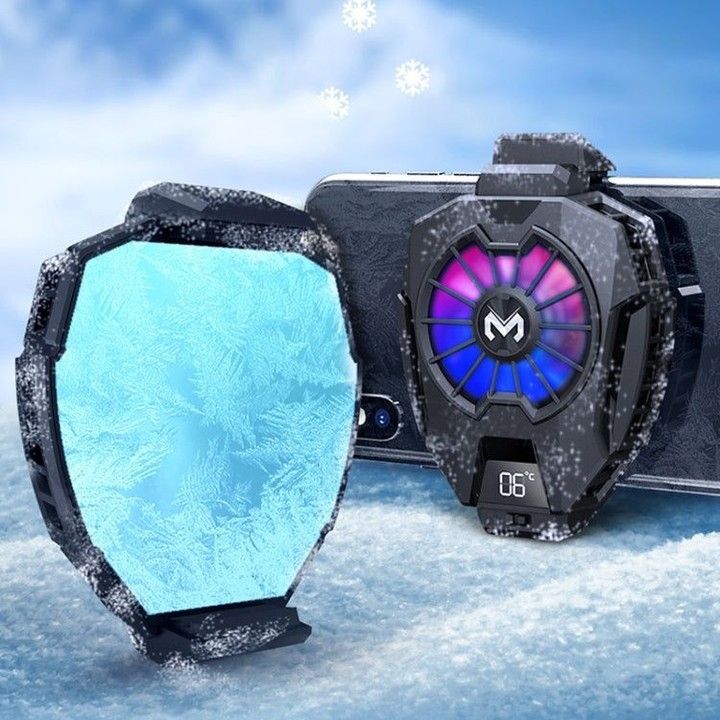 Phone Cooler Radiator Dual Fans