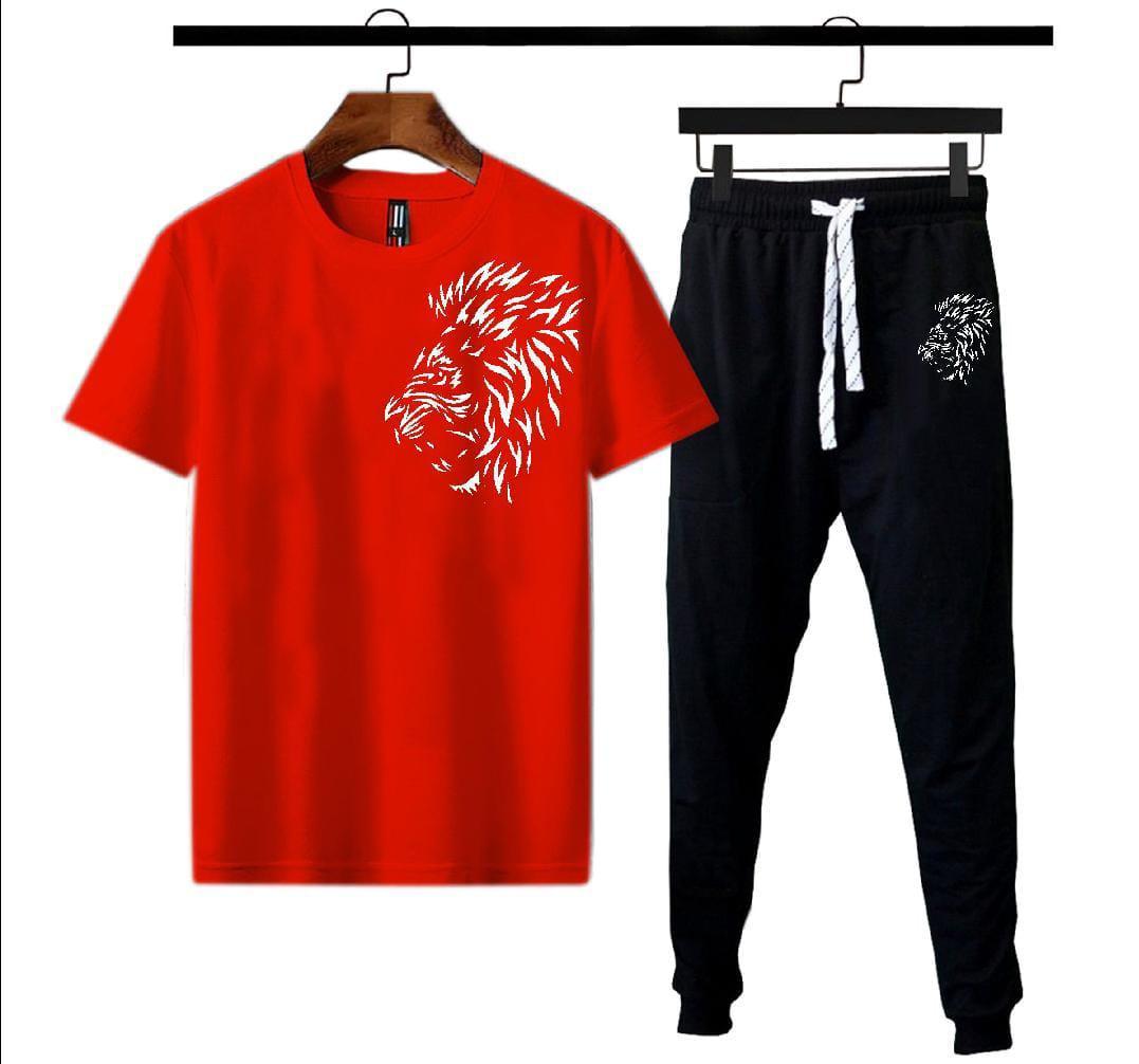 Mens Printed Tracksuit(Lion)