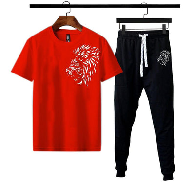 Mens Printed Tracksuit(Lion)