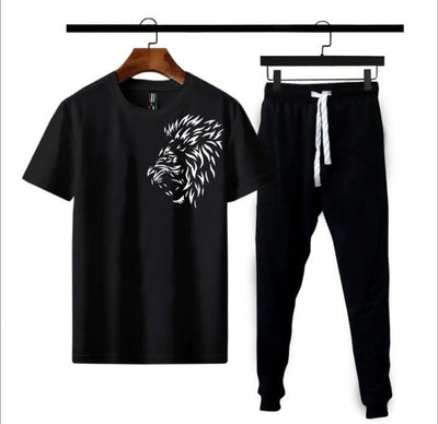 Mens Printed Tracksuit(Lion)