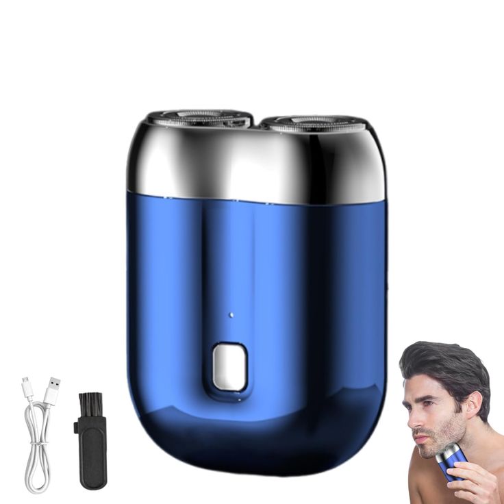 Mini Shavers for Men, Washable Double Head