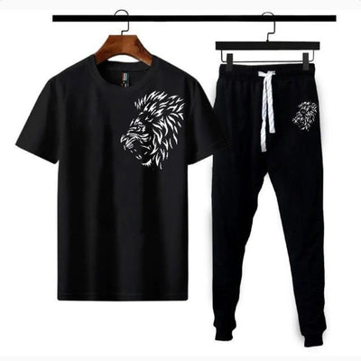 Mens Printed Tracksuit(Lion)