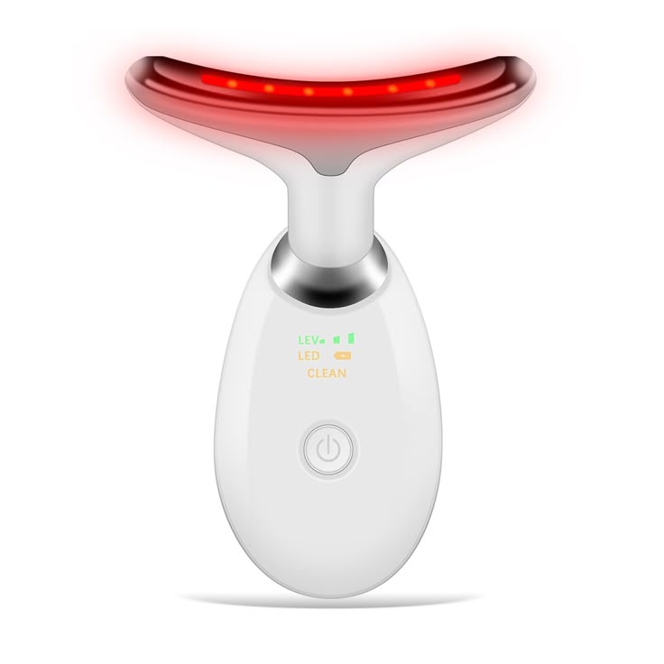 LED Neck Face Beauty Device Facial Massager